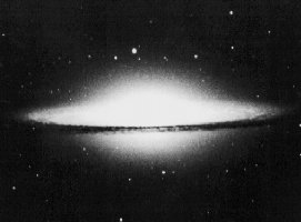 The M104 Galaxy - Also called the Sombrero Galaxy